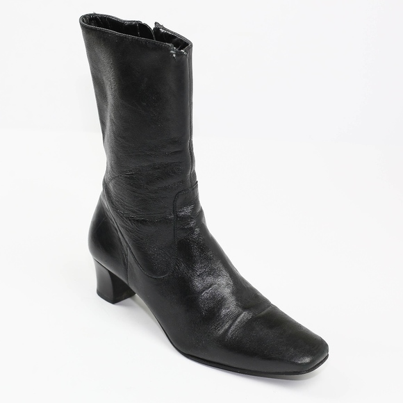 ANTONIO MELANI Shoes - Antonio Melani Boots Heeled Black Leather